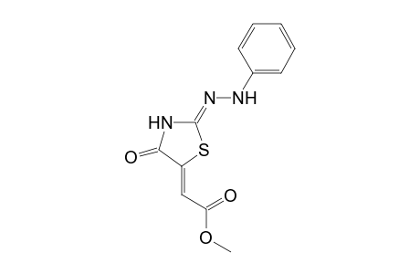 (Z)-Methyl-2-[(Z)-4-oxo-2-(2-phenylhydrazno)-thiazolidin-5-ylidene]acetate