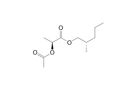 (S)-2-Methyl-3-pentanol (S)-2-acetoxypropionyl Ester