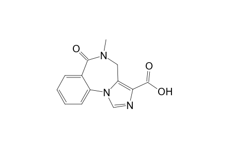 5-Methyl-6-oxidanylidene-4H-imidazo[1,5-a][1,4]benzodiazepine-3-carboxylic acid