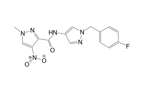 N-[1-(4-fluorobenzyl)-1H-pyrazol-4-yl]-1-methyl-4-nitro-1H-pyrazole-3-carboxamide