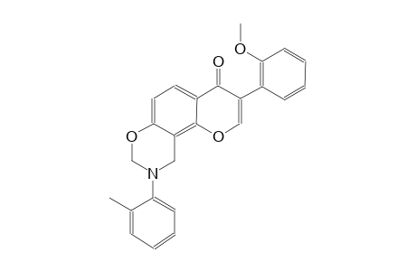 4H,8H-pyrano[2,3-f][1,3]benzoxazin-4-one, 9,10-dihydro-3-(2-methoxyphenyl)-9-(2-methylphenyl)-
