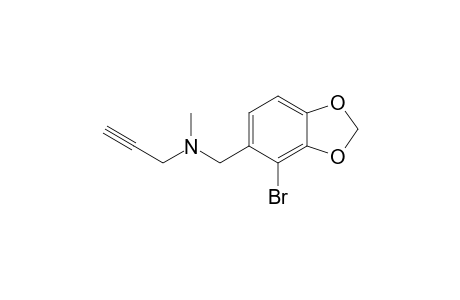 (4-bromo-1,3-benzodioxol-5-yl)methyl-methyl-propargyl-amine
