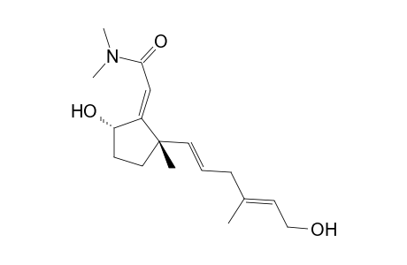 {(Z)-5alpha-Hydroxy-2alpha-[(E,E)-6-hydroxy-4-methylhexa-1,4-dienyl]-2-methylcyclopentylidene}-N,N-dimethylacetamide