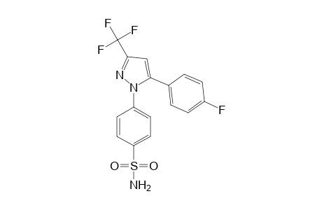 4-(5-(4-fluorophenyl)-3-(trifluoromethyl)-1H-pyrazol-1-yl)benzenesulfonamide