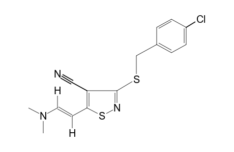trans-3-[(p-CHLOROBENZYL)THIO]-5-[2-(DIMETHYLAMINO)VINYL]-4-ISOTHIAZOLECARBONITRILE