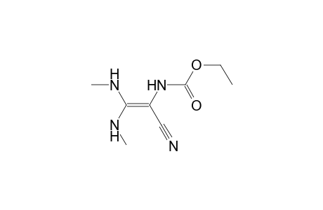 ethyl 1-cyano-2,2-bis(methylamino)vinylcarbamate