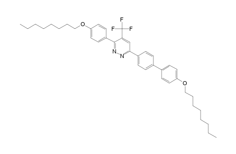 6-(4'-OCTYLOXYBIPHENYL-4-YL)-3-(4-OCTYLOXYPHENYL)-4-TRIFLUOROMETHYL-PYRIDAZINE