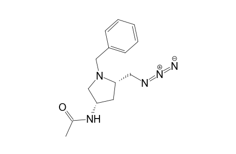 N-[(3S,5S)-5-(Azidomethyl)-1-benzylpyrrolidin-3-yl]ethanamide