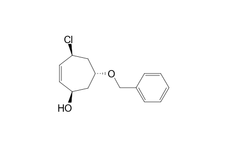 1.beta.-Hydroxy-4.beta.-chloro-6.alpha.-(benzyloxy)-2-cycloheptene