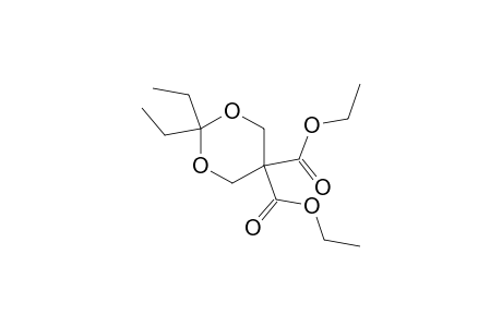1,3-Dioxane-5,5-dicarboxylic acid, 2,2-diethyl-, diethyl ester