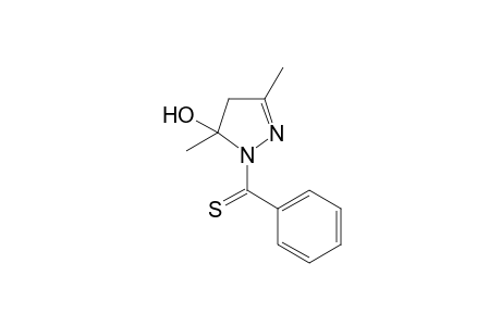 (5-Hydroxy-3,5-dimethyl-4,5-dihydro-pyrazol-1-yl)-phenyl-methanethione
