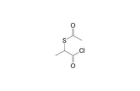 Ethanethioic acid, S-(2-chloro-1-methyl-2-oxoethyl) ester 2-(acetylthio)propanoyl chloride