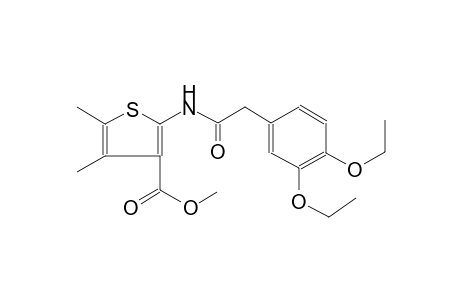 3-thiophenecarboxylic acid, 2-[[(3,4-diethoxyphenyl)acetyl]amino]-4,5-dimethyl-, methyl ester