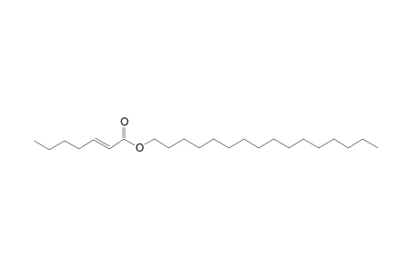 2-Heptenoic acid, hexadecyl ester