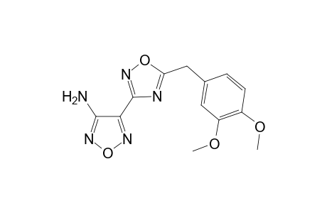 1,2,5-Oxadiazol-3-amine, 4-[5-[(3,4-dimethoxyphenyl)methyl]-1,2,4-oxadiazol-3-yl]-