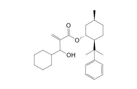 8'-(Phenylmenthyl) 3-hydroxy-3-cyclohexyl-2-methylenepropanoate