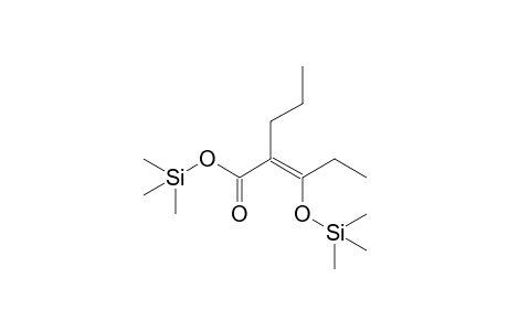 (Z)-2-Propyl-3-oxopentanoic acid, bis(O-trimethylsilyl)-
