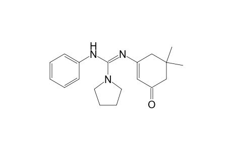 N-(3-keto-5,5-dimethyl-cyclohexen-1-yl)-N'-phenyl-pyrrolidine-1-carboxamidine