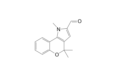 1,4,4-Trimethyl-[1]benzopyrano[4,3-b]pyrrole-2(1H)-carboxaldehyde