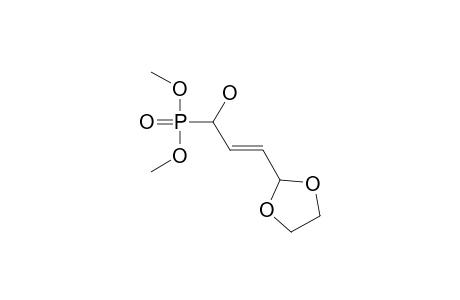 (E)-1-dimethoxyphosphoryl-3-(1,3-dioxolan-2-yl)prop-2-en-1-ol