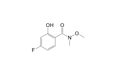 4-Fluoro-2-hydroxy-N-methoxy-N-methylbenzamide