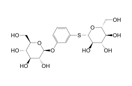 [m-(beta-D-GLUCOPYRANOSYLTHIO)PHENYL] beta-D-GLUCOPYRANOSIDE