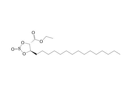 (4S,5R)-2-keto-5-pentadecyl-1,3,2-dioxathiolane-4-carboxylic acid ethyl ester