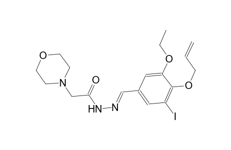 N'-{(E)-[4-(allyloxy)-3-ethoxy-5-iodophenyl]methylidene}-2-(4-morpholinyl)acetohydrazide