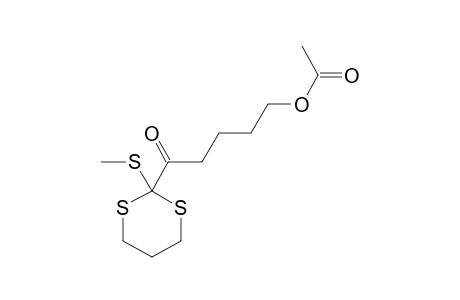 2-(5-Acetyloxy-1-oxopentyl)-2-(methylthio)-1,3-dithiane