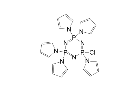 2-chloro-2,4,4,6,6-penta(pyrrol-1-yl)-1,3,5-triaza-2$l^{5},4$l^{5},6$l^{5}-triphosphacyclohexa-1,3,5-triene