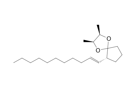 (S,R,R)-2,3-Dimethyl-6-(undec-1-enyl)-1,4-dioxaspiro[4.4]nonane