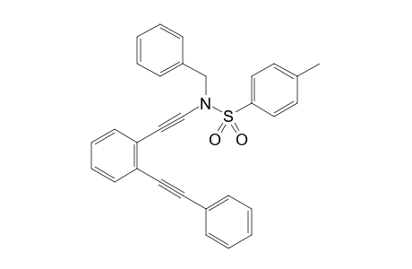 N-benzyl-4-methyl-N-((2-(phenylethynyl)phenyl)ethynyl)benzenesulfonamide