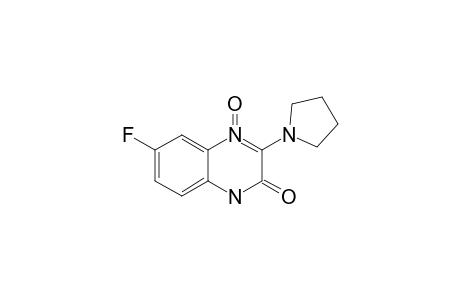 6-Fluoro-3-pyrrolidin-1-ylquinoxalin-2(1H)-one 4-Oxide