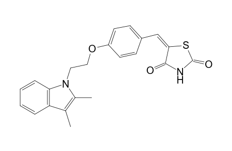 5-[[4-[2-(2,3-Dimethyl-1-indolyl)ethoxy]phenyl]methylene]thiazolidine-2,4-dione
