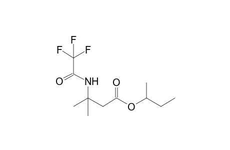 Sec-butyl 3-methyl-3-[(trifluoroacetyl)amino]butanoate