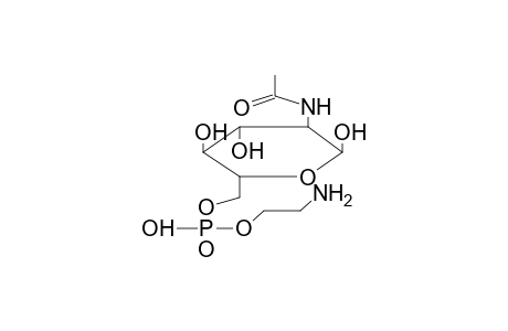 6-O-(2-AMINOETHYL)PHOSPHONO-2-ACETAMIDO-2-DEOXY-ALPHA-D-GLUCOPYRANOSE