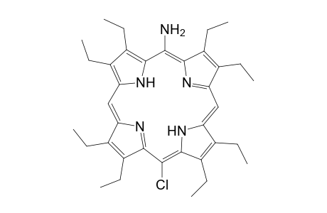 21H,23H-Porphin-5-amine, 15-chloro-2,3,7,8,12,13,17,18-octaethyl-