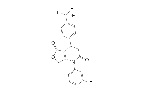 Furo[3,4-b]pyridine-2,5(1H,3H)-dione, 1-(3-fluorophenyl)-4,7-dihydro-4-[4-(trifluoromethyl)phenyl]-
