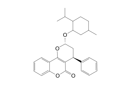 2,3,4,5-TETRAHYDRO-2-[3'-(+/-)-MENTHYLOXY]-4-PHENYLPYRANO-[3,2-C]-BENZOPYRAN-5-ONE;TRANS-ISOMER
