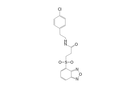 propanamide, 3-(2,1,3-benzoxadiazol-4-ylsulfonyl)-N-[2-(4-chlorophenyl)ethyl]-