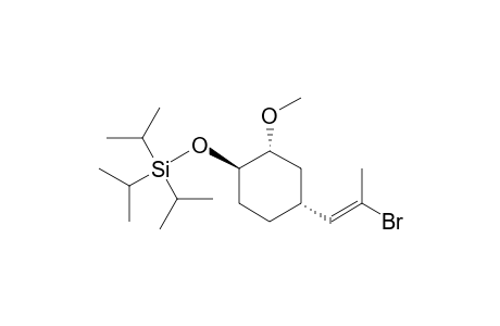 Silane, [[4-(2-bromo-1-propenyl)-2-methoxycyclohexyl]oxy]tris(1-methylethyl)-, [1R-[1.alpha.,2.beta.,4.beta.(E)]]-