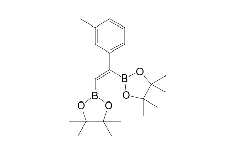 (E)-2,2'-[1-(m-Tolyl)ethene-1,2-diyl]bis(4,4,5,5-tetramethyl-1,3,2-dioxaborolane)