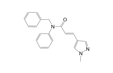 (2E)-N-benzyl-3-(1-methyl-1H-pyrazol-4-yl)-N-phenyl-2-propenamide