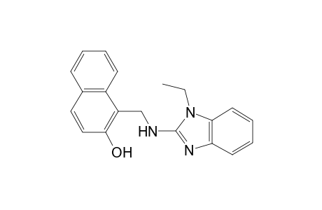 1-{[(1-ethyl-1H-benzimidazol-2-yl)amino]methyl}-2-naphthol