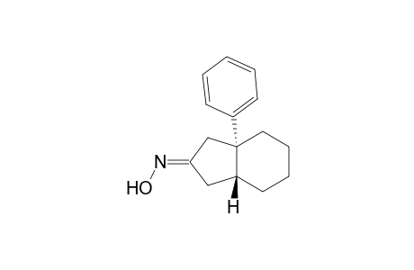 2H-Inden-2-one, octahydro-3a-phenyl-, oxime, trans-