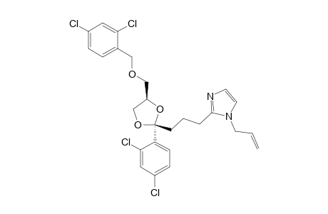 CIS-2-(2,4-DICHLOROPHENYL)-2-[3-(1-ALLYL-2-IMIDAZOLYL)-PROPYL]-4-BENZYLOXYMETHYL-1,3-DIOXOLANE