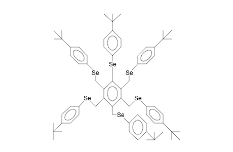 Hexakis(4-tert-butyl-phenyl-seleno-methyl)-benzene