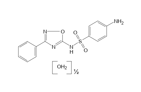 N^1-(3-PHENYL-1,2,4-OXADIAZOL-5-YL)SULFANILAMIDE, HEMIHYDRATE
