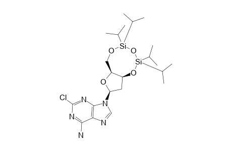 2-CHLORO-9-[2-DEOXY-3,5-O-(1,1,3,3-TETRAISOPROPYLDISILOXANE-1,3-DIYL)-BETA-L-THREO-PENTOFURANOZYL)-ADENINE