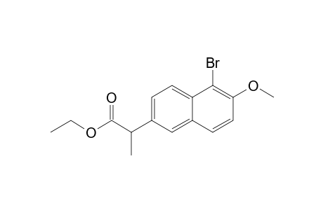 Ethyl 2-(5-Bromo-6-methoxy-2-naphthyl)propanoate